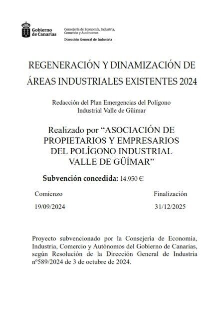 Informativo Gobierno de Canarias